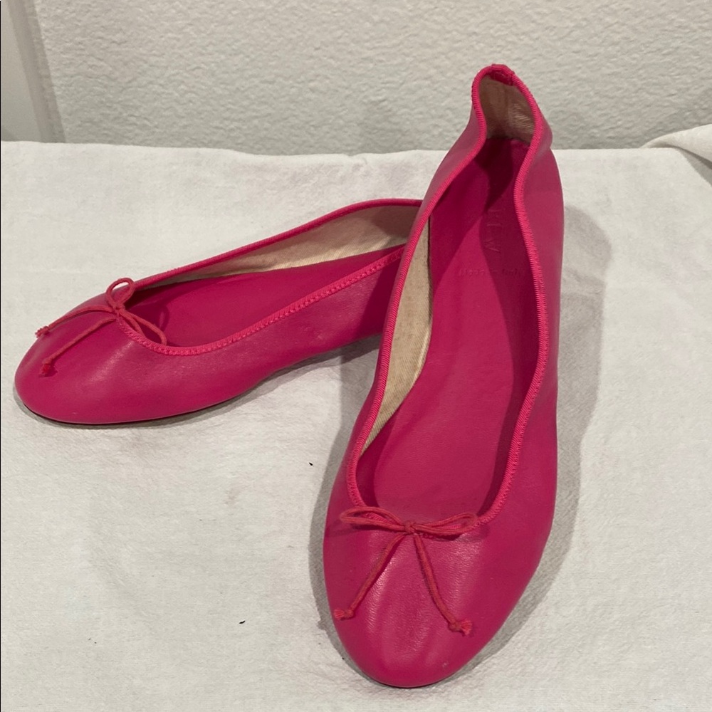 I. Crew Pink Ballet Flats